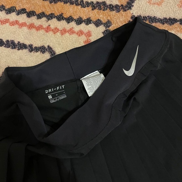 SOLD | Nike Black Victory Pleated Tennis Mini Skirt with Shorts - Picture 2 of 4